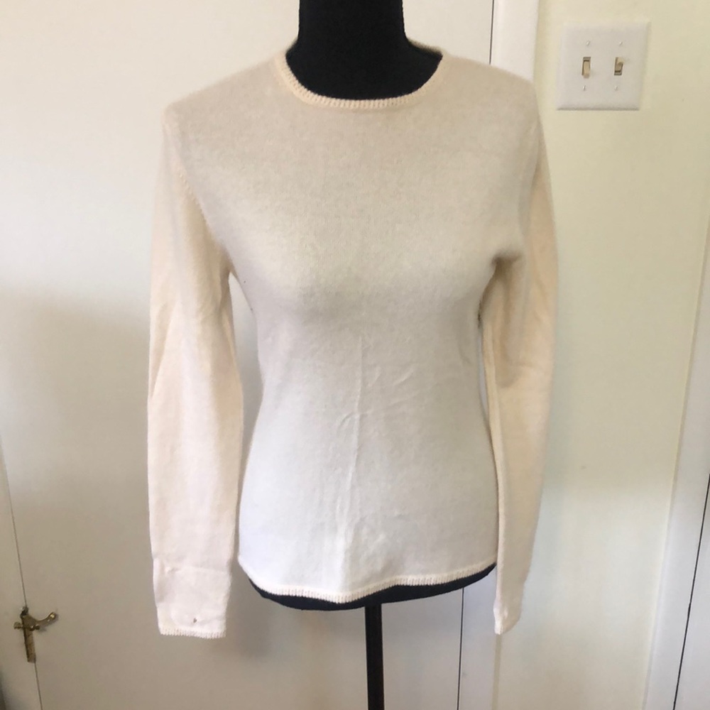 Neiman Marcus cashmere sweater.